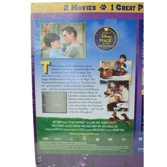 Disney's Lady and the Tramp and The Ugly Dachshund 2 DVD Set 2013 - Picture 4 of 4